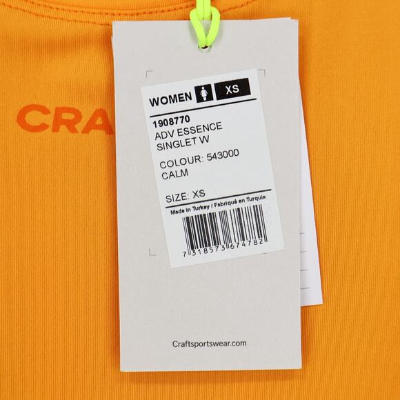 NWT Craft Women's Adv Essence Training Singlet Racerback Bright Orange Size XS - Picture 7 of 9